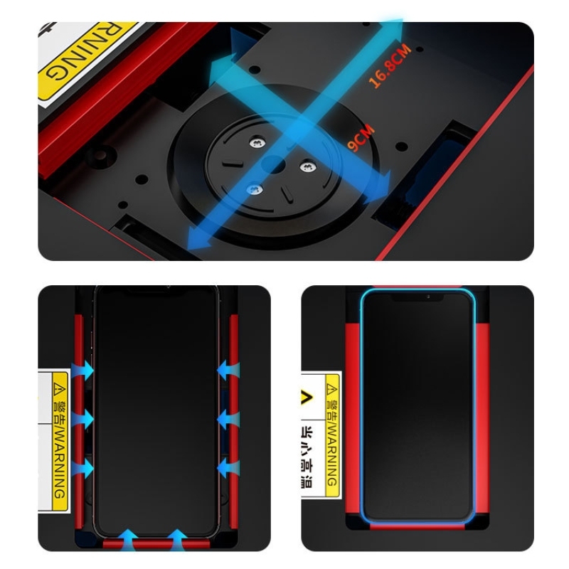 TBK288M Screen Heating Station Easy to Use Universal Mold for All iPhone