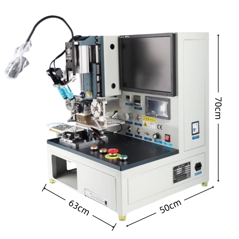 ZJWY EN-580SE Flex Cable Bonding Machine with 4 HD Camera