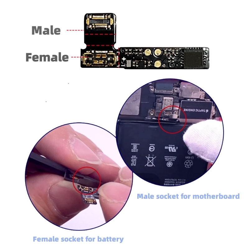 Preset Battery Tag-on Flex - No Equipment Modify Required  - for iPhone 11 12 13 14 15