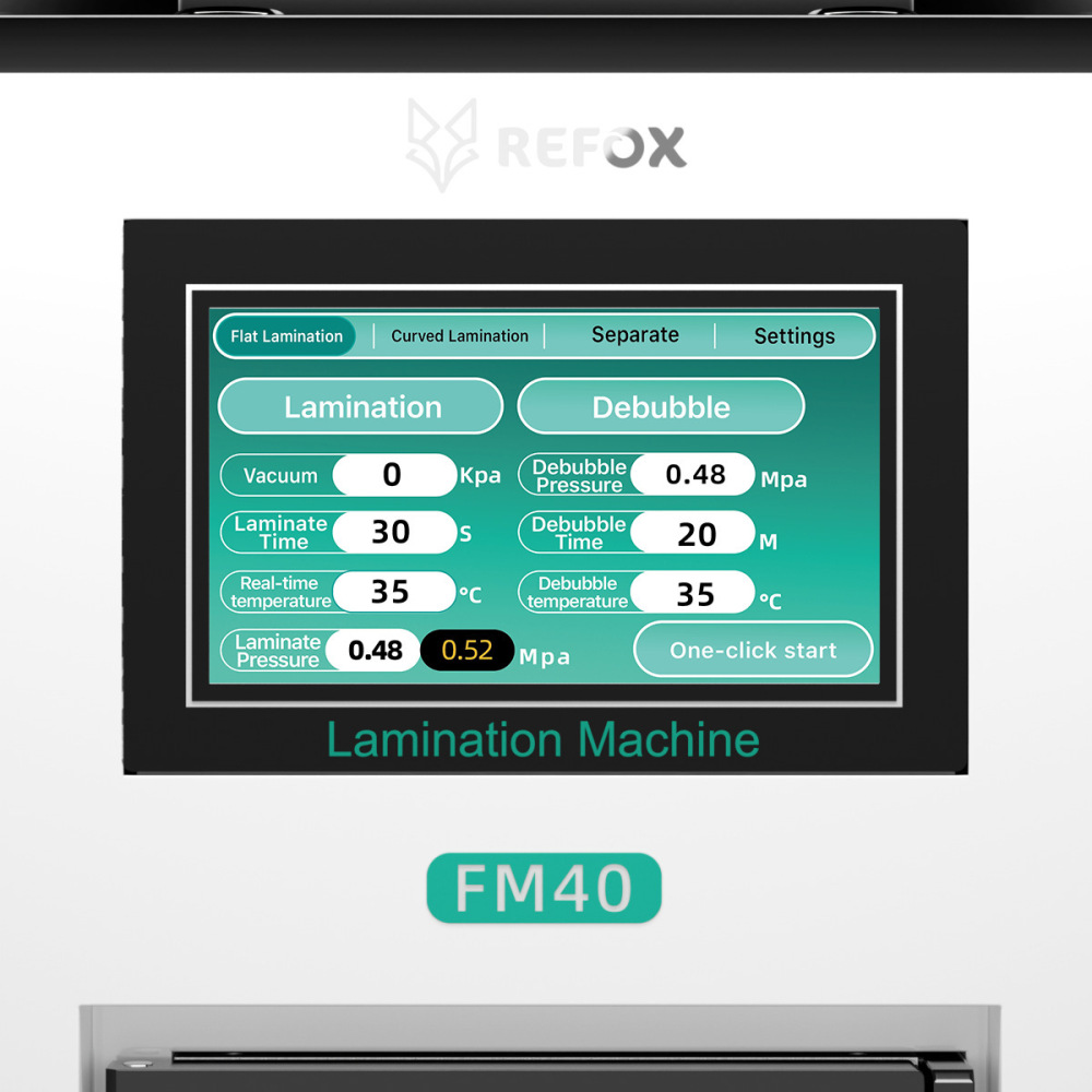 REFOX FM40 5 in 1 Laminating Machine with Bubble Remover and Screen Separator Function