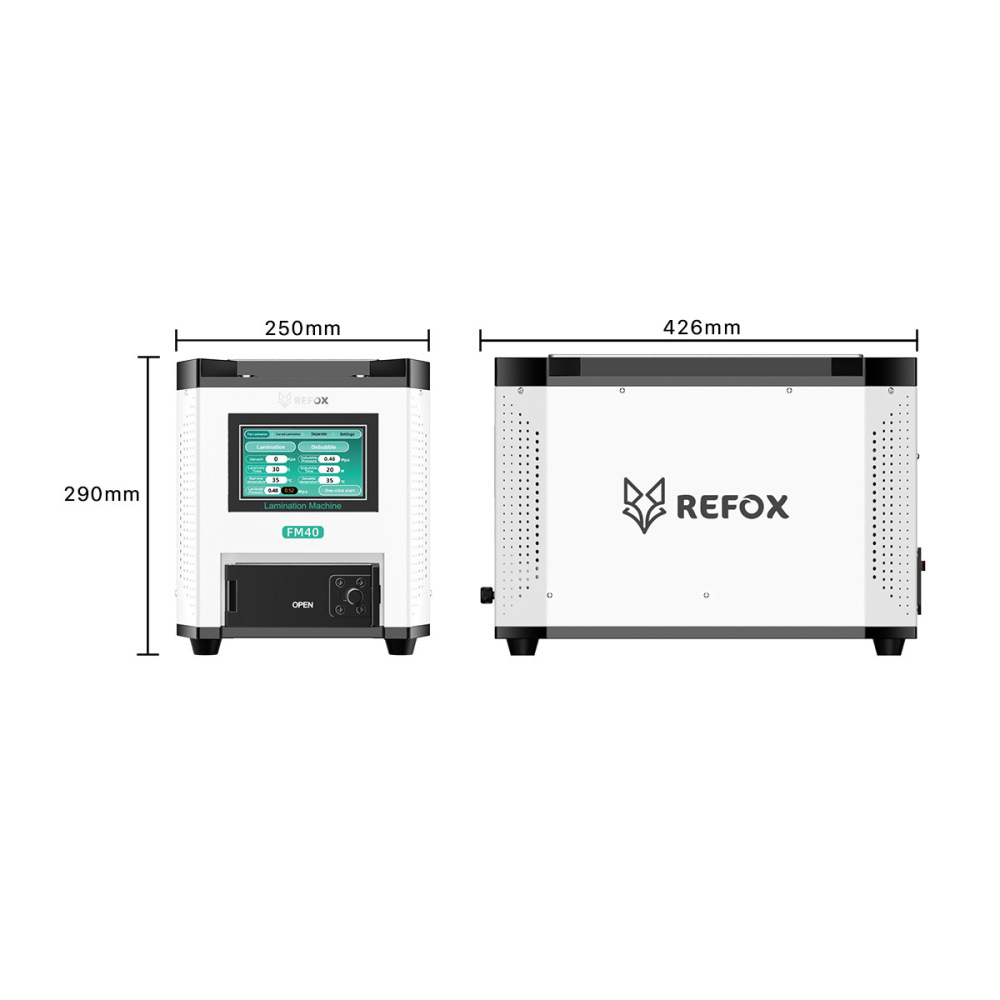 REFOX FM40 5 in 1 Laminating Machine with Bubble Remover and Screen Separator Function