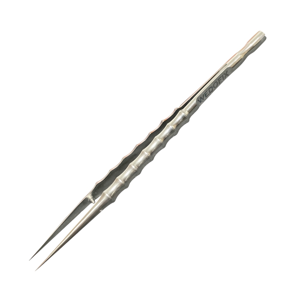 WEDOFIX Bamboo Titanium Tweezers with Ultra Fine Tips for Professional Micro Work
