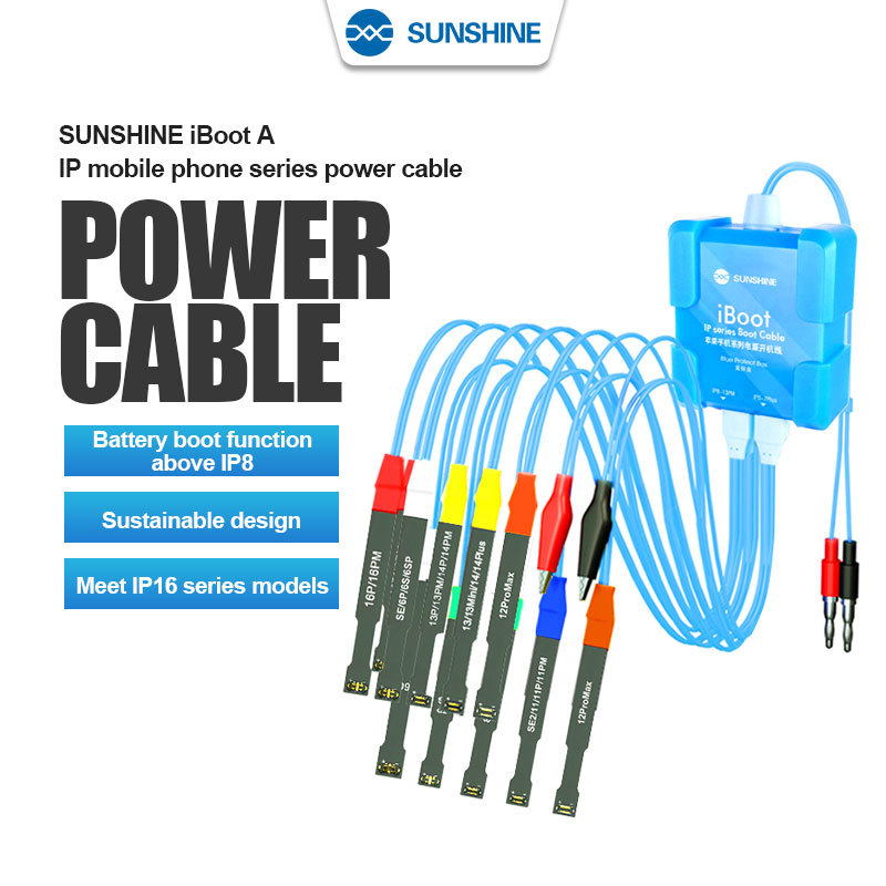 Sunshine iBoot Power On Cable with 4 USB Connector for iPhone and Android