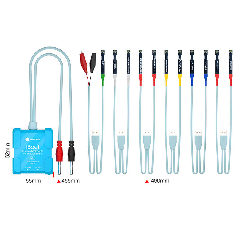 Sunshine iBoot Power On Cable with 4 USB Connector for iPhone and Android