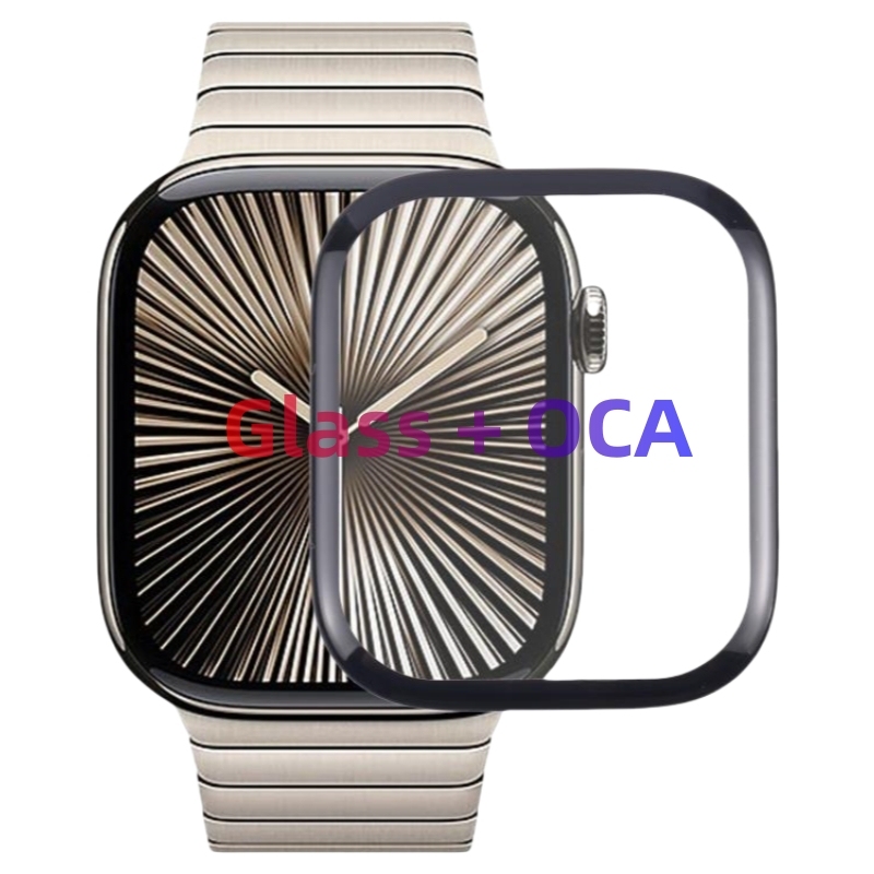For iWatch Screen Front Outer Glass with OCA Replacement Parts