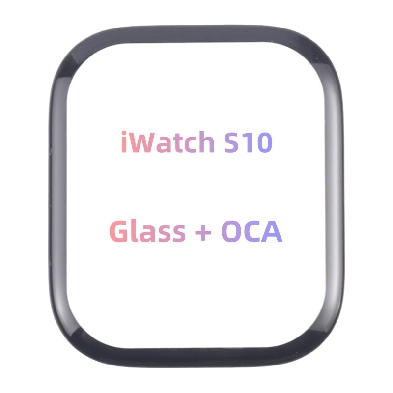 For iWatch Screen Front Outer Glass with OCA Replacement Parts