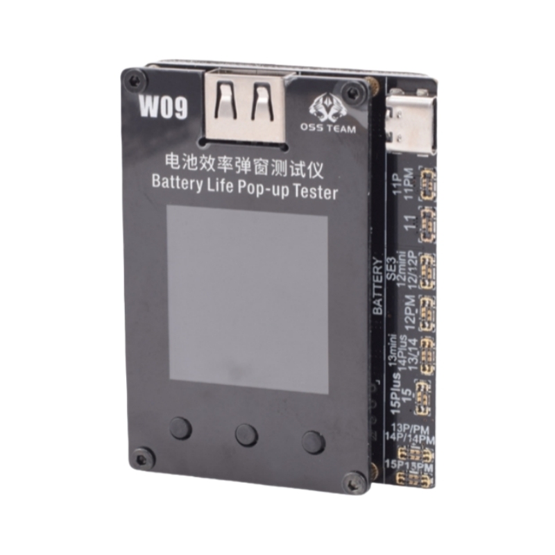 W09pro V3 Battery Efficiency Tester Data Recovery 100% - No need Tag-on Flex