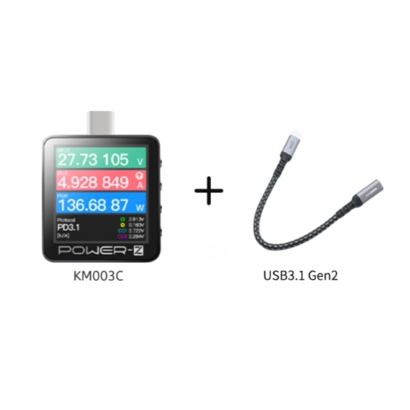 Power-Z KM003C 240W PD3.2 Fast Charging Protocol Tester