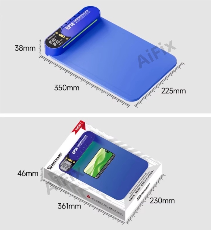 Mechanic CP14 Plus 14inch Big Size Screen Heating Pad with Dust Light LCD Screen Preheater for iPad iPhone LCD Disassemble