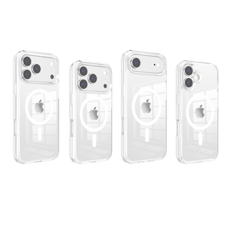 High Clear Transparent Magsafe Wireless Charging Case for iPhone 17 17Air 17pro 17promax