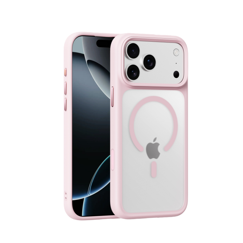 Frosted Magnetic Wireless Magsafe Case with AI Button for iPhone 17 17Air 17pro 17promax