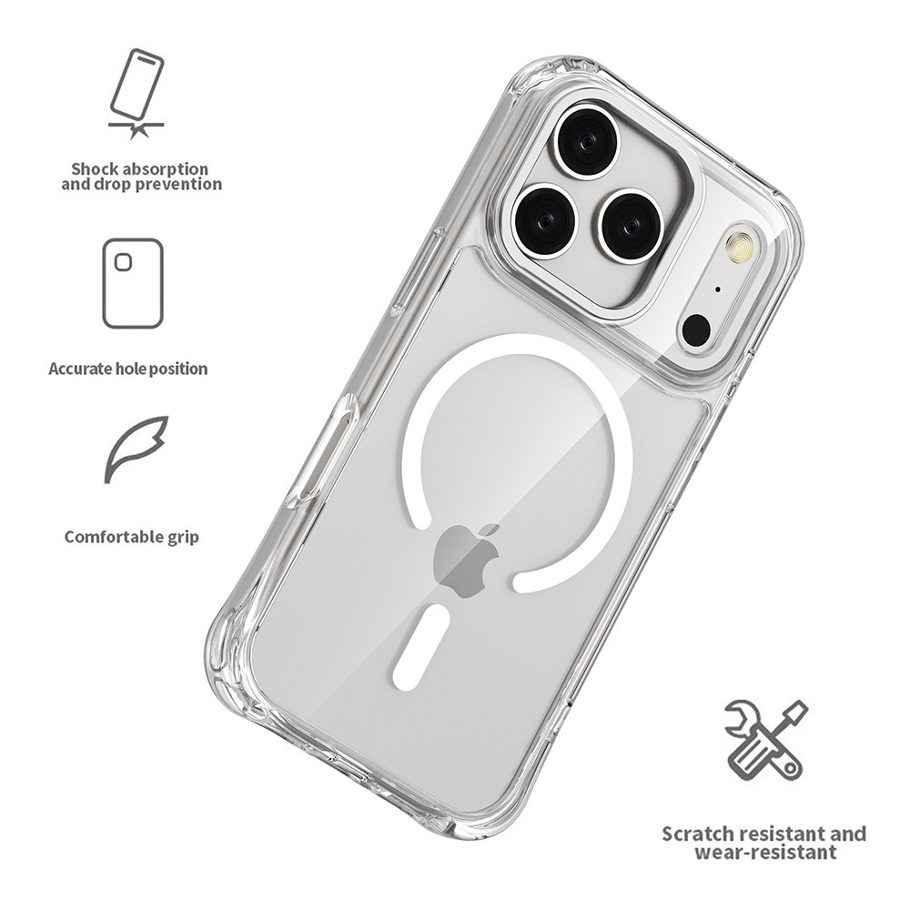 Transparent Magsafe Case Phone Protective Shell for iPhone 17 17Air 17pro 17promax