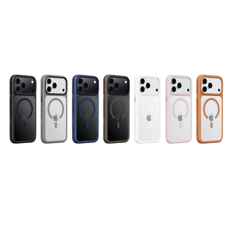 Frosted Magnetic Wireless Magsafe Case with AI Button for iPhone 17 17Air 17pro 17promax