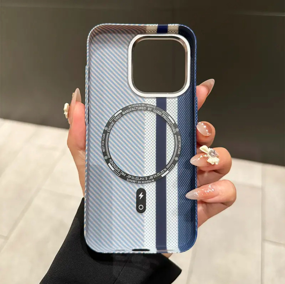 Kevlar Textured Magnetic Wireless Magsafe Case Shockproof Protective for iPhone 17 17pro 17promax