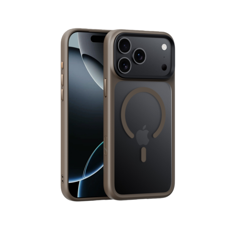 Frosted Magnetic Wireless Magsafe Case with AI Button for iPhone 17 17Air 17pro 17promax