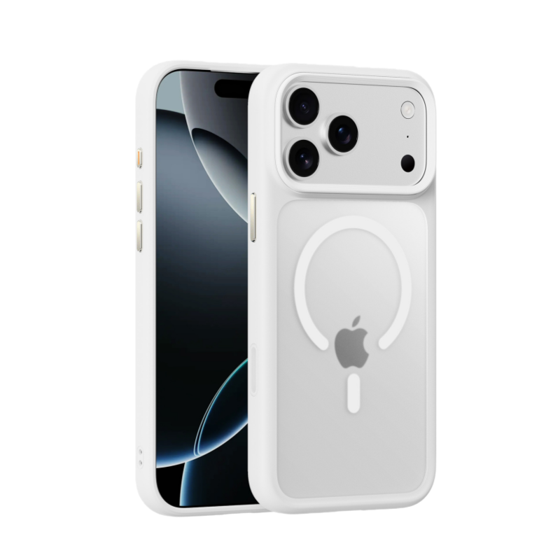 Frosted Magnetic Wireless Magsafe Case with AI Button for iPhone 17 17Air 17pro 17promax