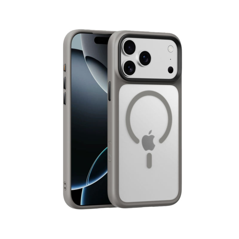 Frosted Magnetic Wireless Magsafe Case with AI Button for iPhone 17 17Air 17pro 17promax