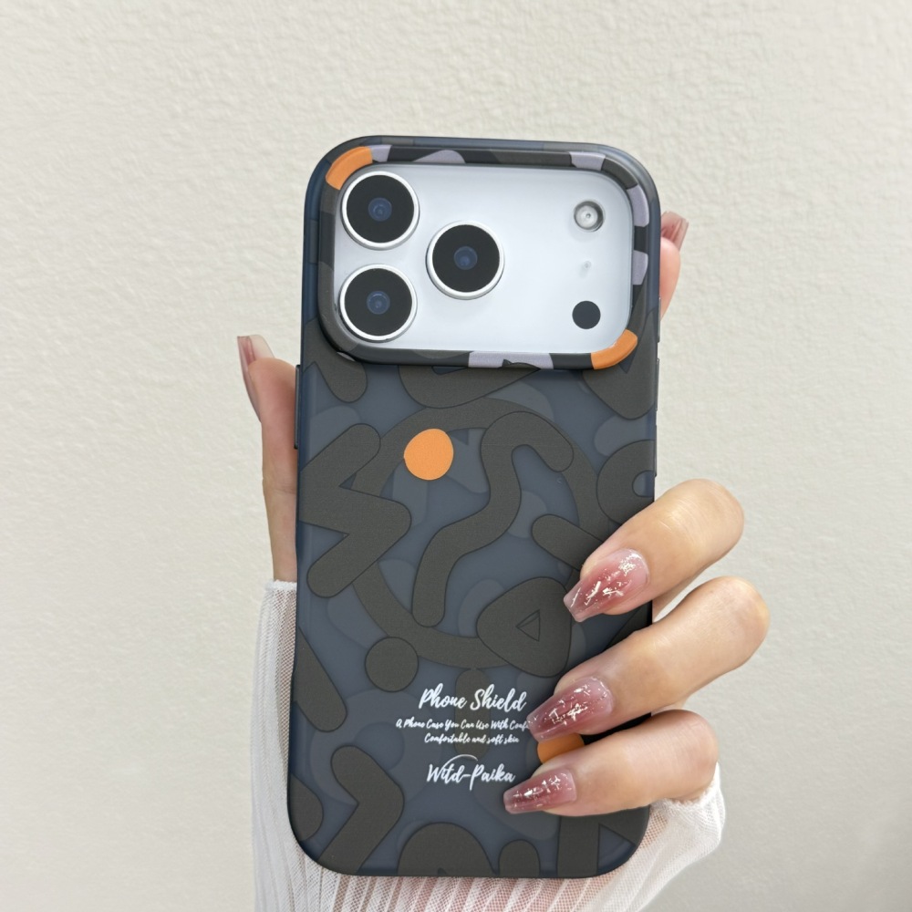 Graffiti Frosted Magnetic Wireless Charging Case for iPhone 17 17 17Air 17pro 17promax