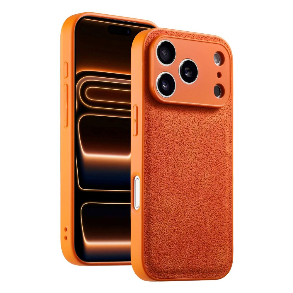 Moon Pit Texture Phone Protective Leather Case Drop-proof for iPhone 17 16 15 14 13 12 11 X
