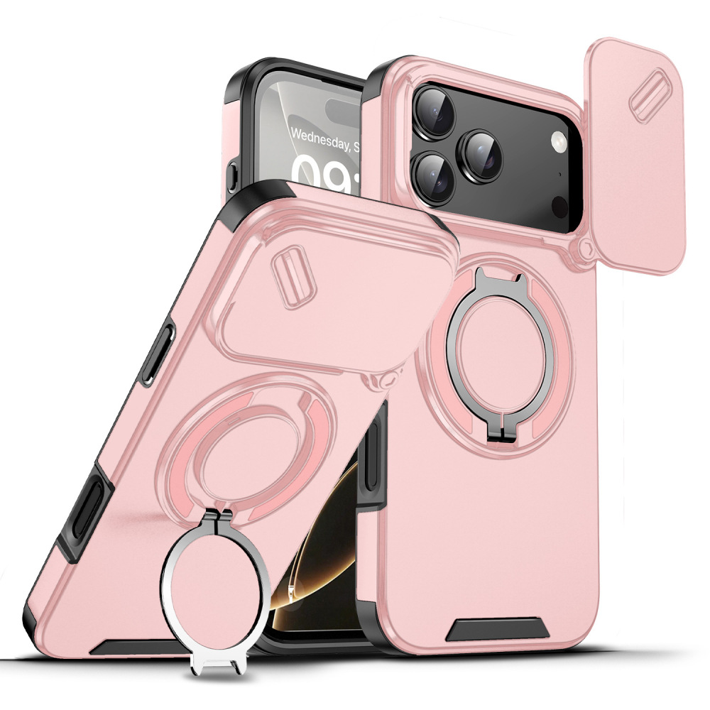 Sliding Window Magsafe Wireless Charging Case for iPhone 17 16 15 14 13 12 11