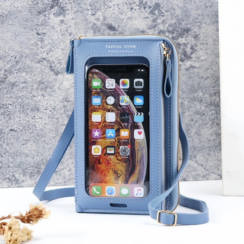Touchscreen Phone Bag for Women: 2025 Multi-Functional Zipper Crossbody Bag