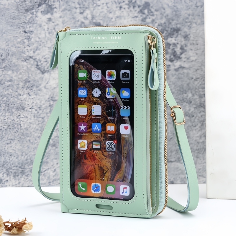 Touchscreen Phone Bag for Women: 2025 Multi-Functional Zipper Crossbody Bag