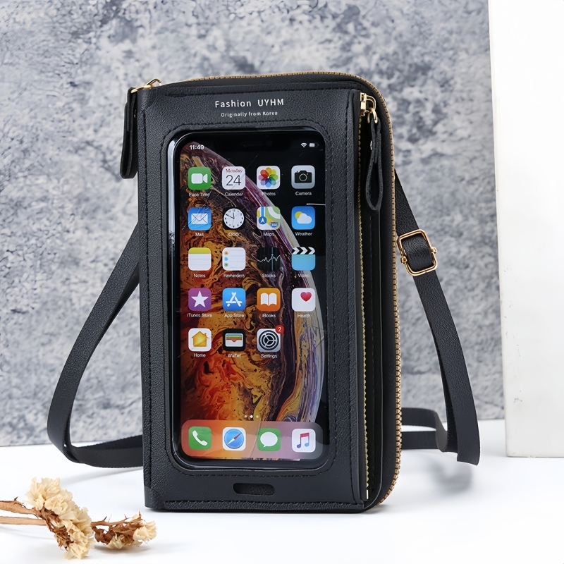 Touchscreen Phone Bag for Women: 2025 Multi-Functional Zipper Crossbody Bag