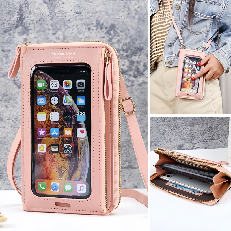 Touchscreen Phone Bag for Women: 2025 Multi-Functional Zipper Crossbody Bag