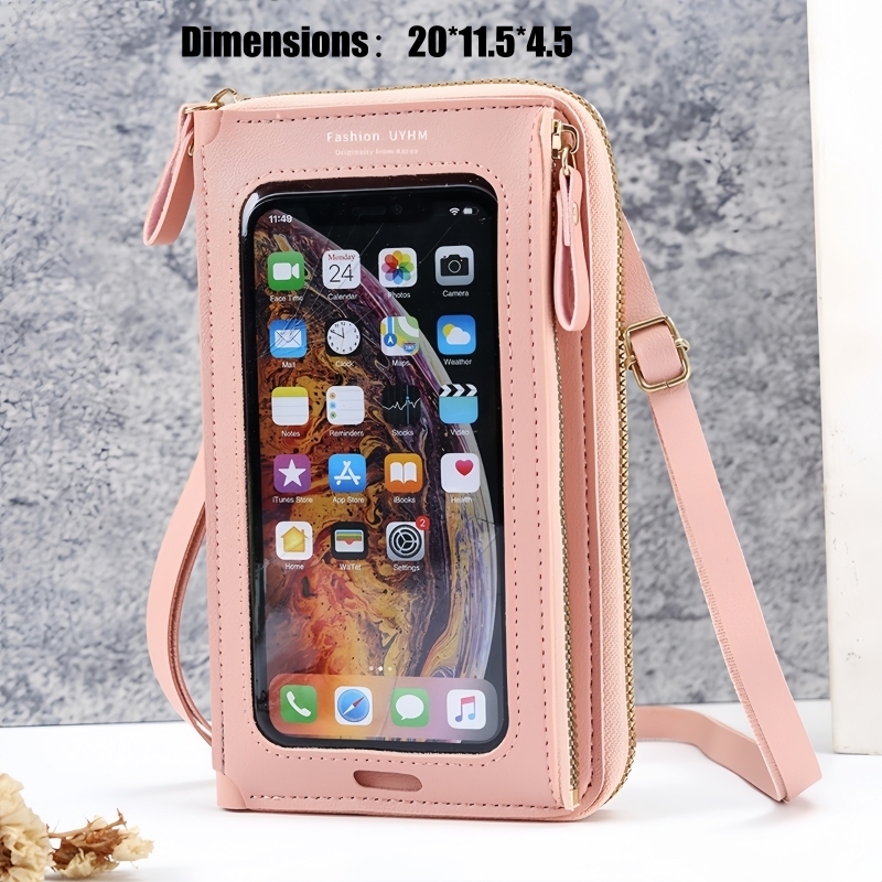 Touchscreen Phone Bag for Women: 2025 Multi-Functional Zipper Crossbody Bag