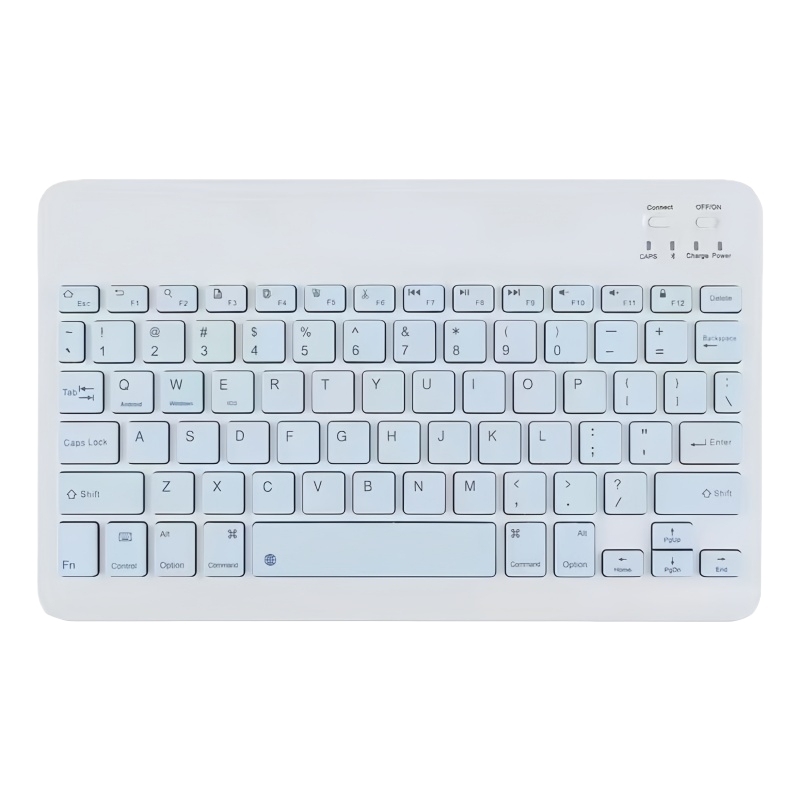 10inch Bluetooth Wireless Keyboard with Mouse Set Compatible with iPhone iPad Android Portable and Lightweight