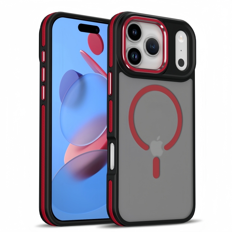 iPhone 17 Pro Max Case with Silky-Smooth Feel, Magnetic Attachment, Frosted Matte Finish, and Air-Cushion Drop-Proof Protection for Apple 17 Pro