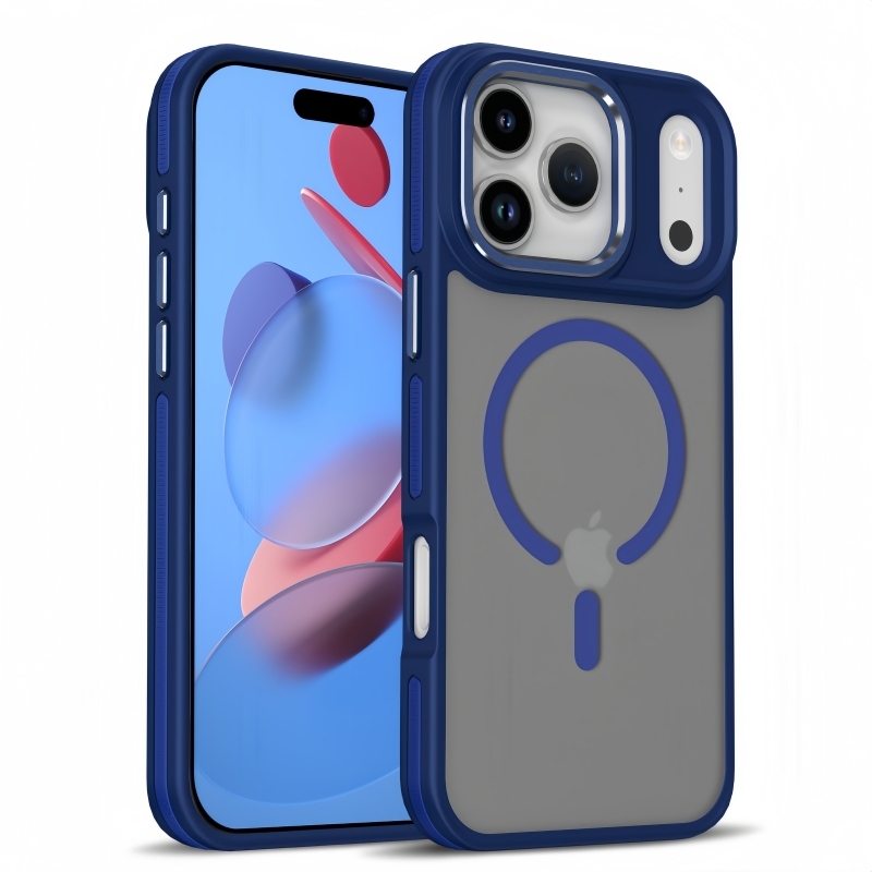 iPhone 17 Pro Max Case with Silky-Smooth Feel, Magnetic Attachment, Frosted Matte Finish, and Air-Cushion Drop-Proof Protection for Apple 17 Pro