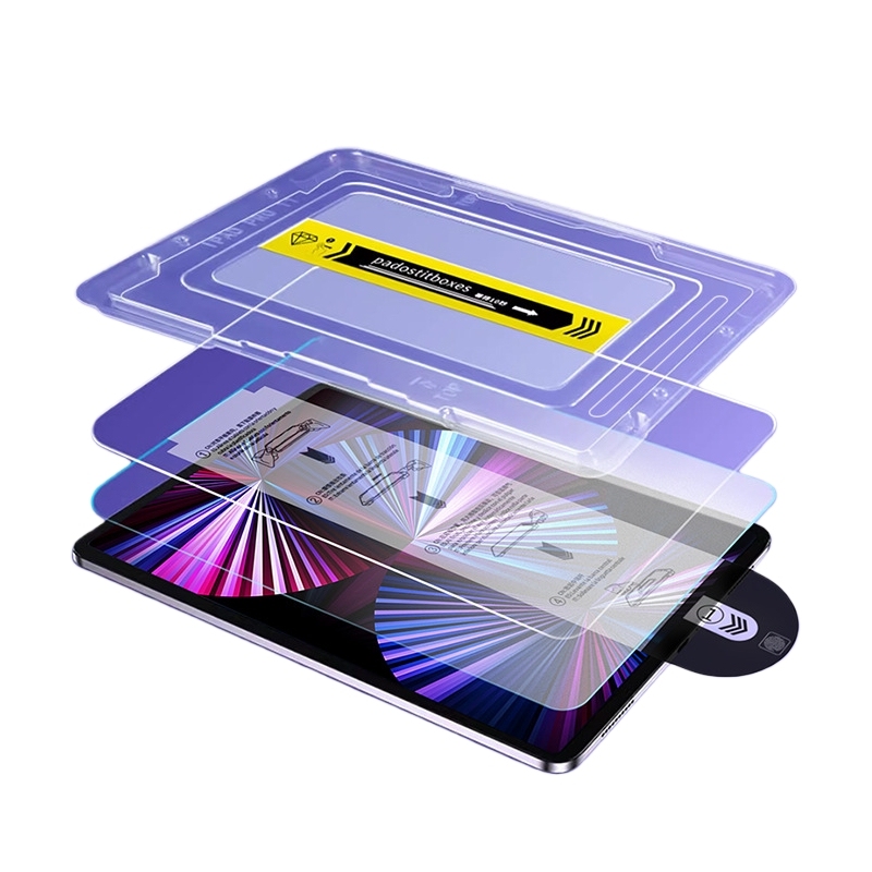 Premium Temper Glass with Position Easy to Film for iPad Pro 11/Air/Mini 6 7