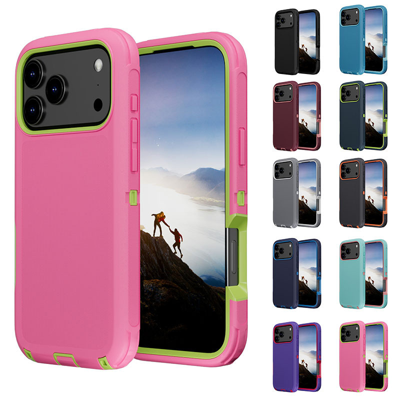 Drop-proof Defender Protective Case Full Coverage Phone Shell for iPhone 17 16 15 14 13mini 12mini 11pm 11