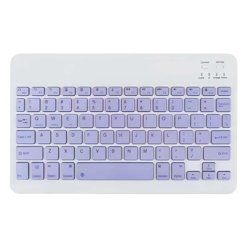 10inch Bluetooth Wireless Keyboard with Mouse Set Compatible with iPhone iPad Android Portable and Lightweight
