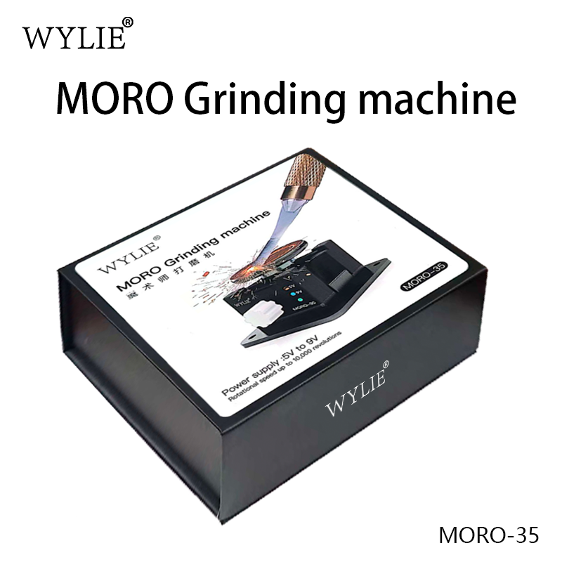 WYLIE Moro Grinding Machine Universal Polish Platform for Solder Iron Tips Tweezers Blades Refresh