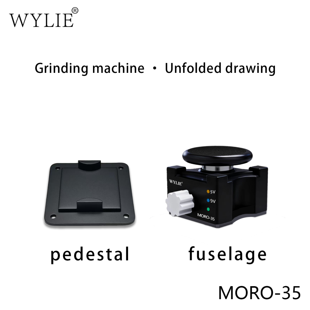 WYLIE Moro Grinding Machine Universal Polish Platform for Solder Iron Tips Tweezers Blades Refresh