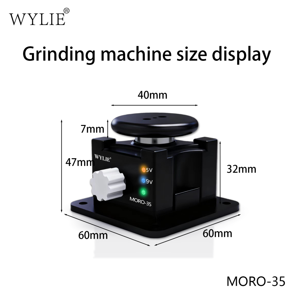 WYLIE Moro Grinding Machine Universal Polish Platform for Solder Iron Tips Tweezers Blades Refresh