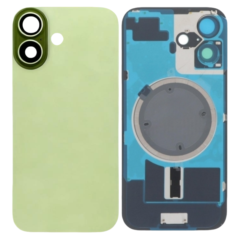 For iPhone 17 Back Rear Glass Replacement with Back Plate - One Part
