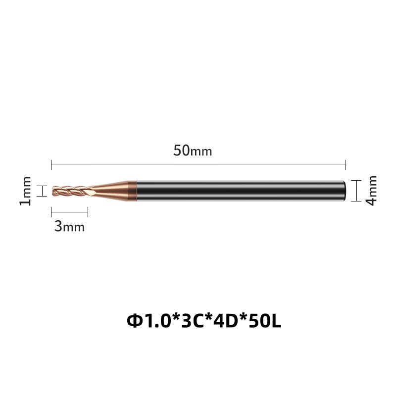 4-Flute 55 Degree Hard Carbided Tungsten END Mill for CNC eSim Cutting Machine