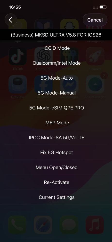 MKSD Ultra V5.8 Fold Version Esim 5G Mode Sim Unlock Chip for iPhone 12 13 14 15 16 iOS26 18 17 16