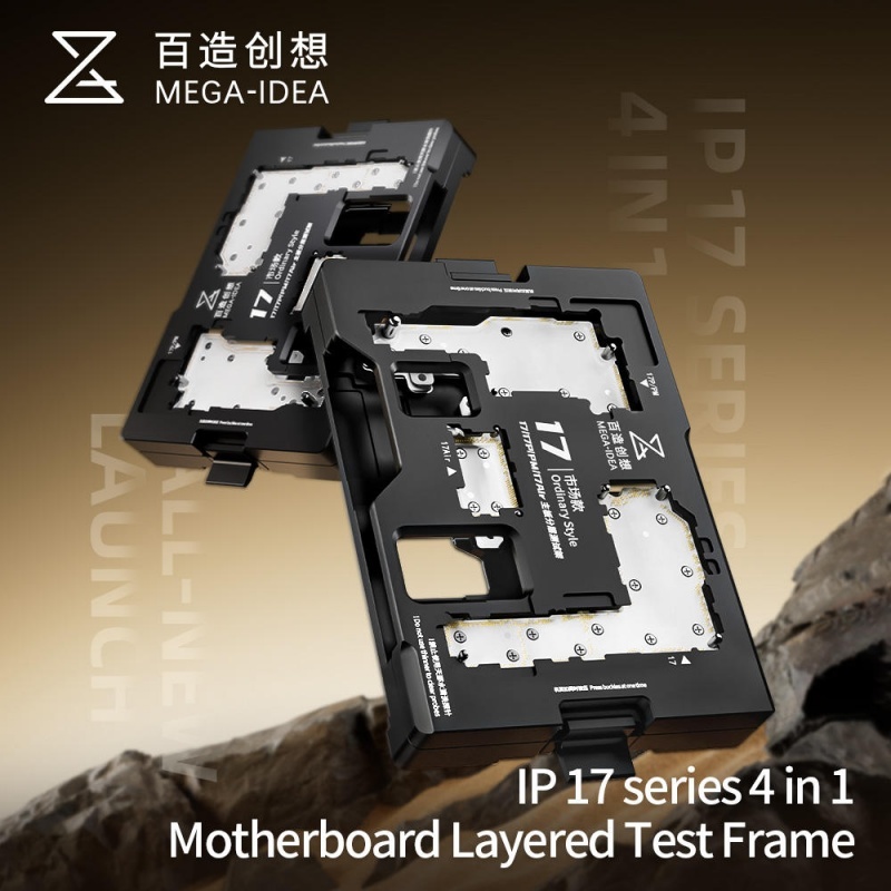 MEGA-IDEA IP17 Series 4 in 1 Test iSocket Motherboard Layered Test Frame for iPhone 17 17Air 17Pro 17Promax