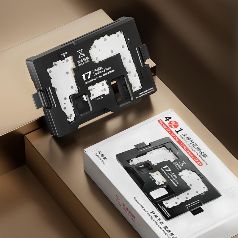 MEGA-IDEA IP17 Series 4 in 1 Test iSocket Motherboard Layered Test Frame for iPhone 17 17Air 17Pro 17Promax