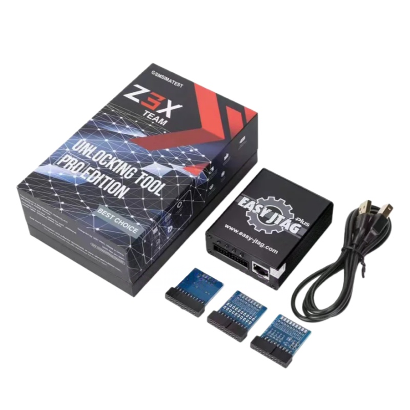 z3x Easy Jtag Plus Box  2025 Version Full Set eMMC Socket BGA153/169 BGA162/186 BGA221 BGA529 BGA254 BGA095