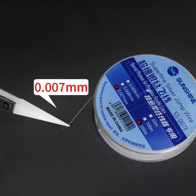 Sunshine Superfine 0.007mm phone Repair Jumper Wire Silver Phone Fingerprint Repair Wires