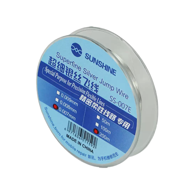 Sunshine Superfine 0.007mm phone Repair Jumper Wire Silver Phone Fingerprint Repair Wires