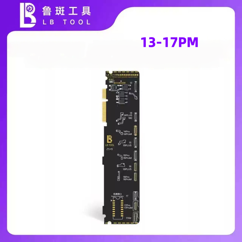 LB L3 Face ID Flex Non-soldering Dot Matrix Flex with Board for iPhone 16 15 14 13 12 11 X