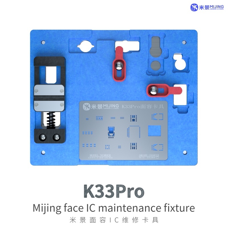 Mijing K33pro Face ID IC Fixture Dot Matrix Holder for iPhone X Xs 11 12 13 14 15 Face ID Repair