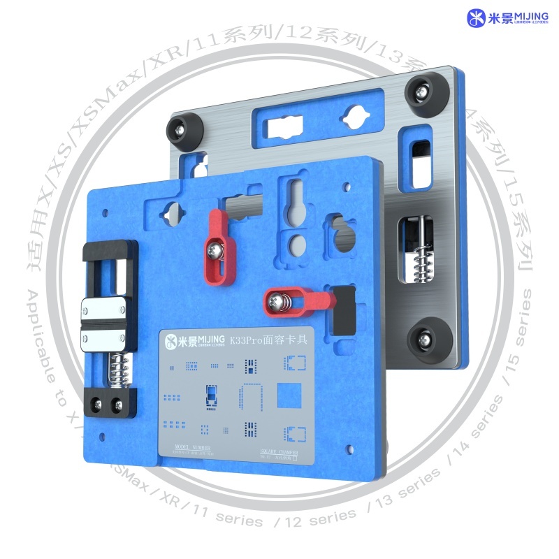 Mijing K33pro Face ID IC Fixture Dot Matrix Holder for iPhone X Xs 11 12 13 14 15 Face ID Repair