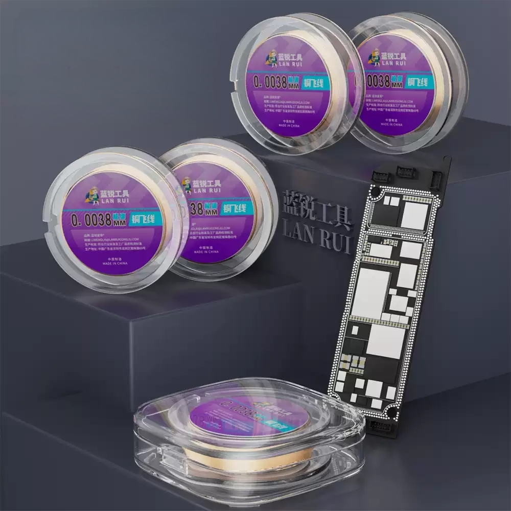 Lanrui G36 0.0038mm Jumper Wire Easy Tin-plated for Micro Soldering Work